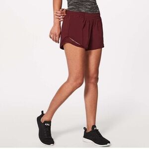 Lululemon Size 8 Maroon shorts